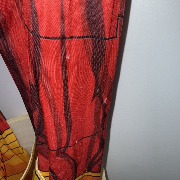 The Flash Halloween Costume Boys Size Medium 8 10 Muscle Chest Jumpsuit Rubies - Picture 9 of 14